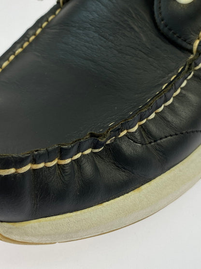 【中古品】【メンズ】 VISVIM ビズビム HOCKNEY M BK M95 ホックニー デッキシューズ メンズ シューズ 靴 165-260202-em-41-min サイズ：US9.5 カラー：ブラック 万代Net店