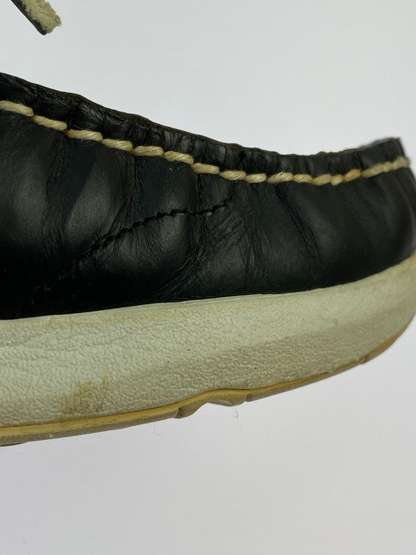 【中古品】【メンズ】 VISVIM ビズビム HOCKNEY M BK M95 ホックニー デッキシューズ メンズ シューズ 靴 165-260202-em-41-min サイズ：US9.5 カラー：ブラック 万代Net店