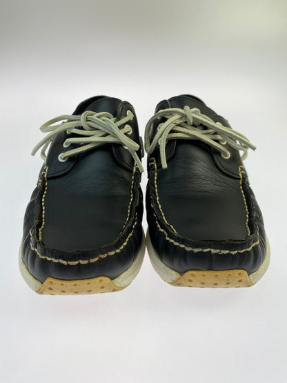【中古品】【メンズ】 VISVIM ビズビム HOCKNEY M BK M95 ホックニー デッキシューズ メンズ シューズ 靴 165-260202-em-41-min サイズ：US9.5 カラー：ブラック 万代Net店
