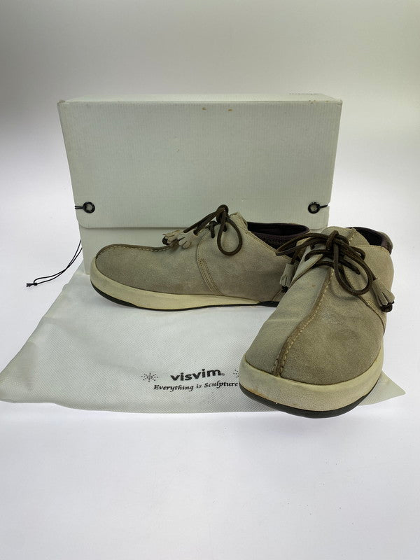 【中古品】【メンズ】 VISVIM ビズビム PAIK SHOES V016-03 シューズ スウェード スニーカー メンズ 靴 165-260202-em-42-min サイズ：US9 カラー：ベージュ 万代Net店
