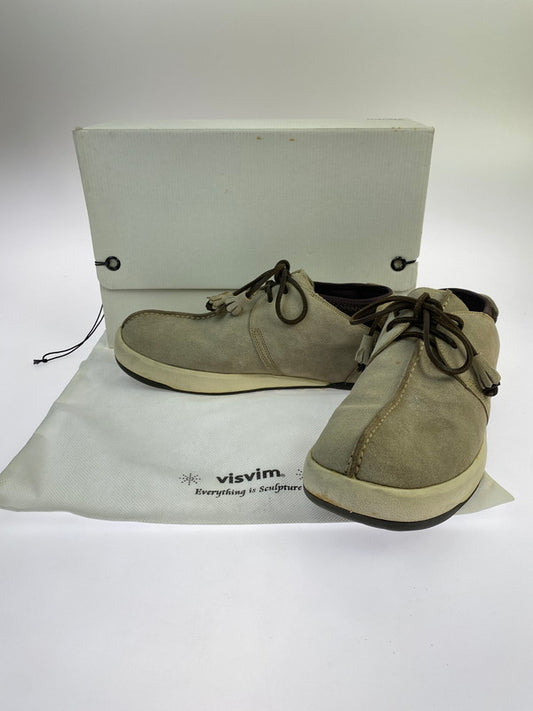 【中古品】【メンズ】 VISVIM ビズビム PAIK SHOES V016-03 シューズ スウェード スニーカー メンズ 靴 165-260202-em-42-min サイズ：US9 カラー：ベージュ 万代Net店