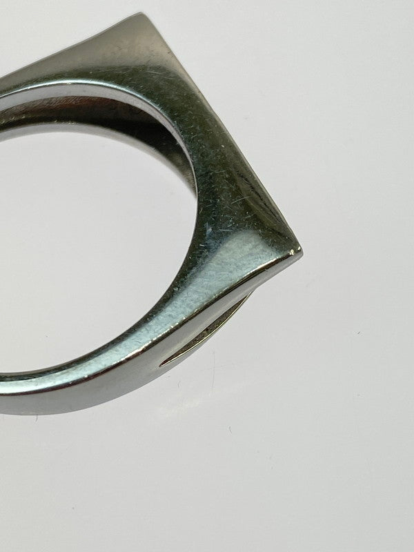 【中古品】【メンズ】 DIESEL ディーゼル DX1629040 D LOGO RING リング 指輪 192-260207-zi-34-min カラー：シルバー 22号 万代Net店