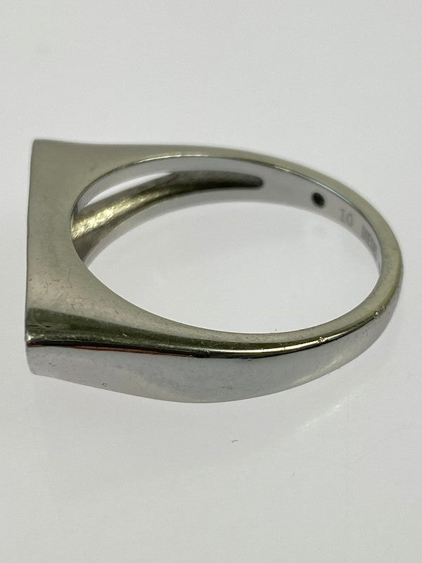 【中古品】【メンズ】 DIESEL ディーゼル DX1629040 D LOGO RING リング 指輪 192-260207-zi-34-min カラー：シルバー 22号 万代Net店