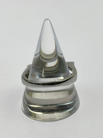 【中古品】【メンズ】 DIESEL ディーゼル DX1629040 D LOGO RING リング 指輪 192-260207-zi-34-min カラー：シルバー 22号 万代Net店