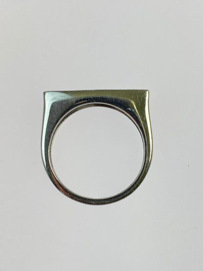 【中古品】【メンズ】 DIESEL ディーゼル DX1629040 D LOGO RING リング 指輪 192-260207-zi-34-min カラー：シルバー 22号 万代Net店