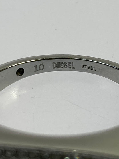 【中古品】【メンズ】 DIESEL ディーゼル DX1629040 D LOGO RING リング 指輪 192-260207-zi-34-min カラー：シルバー 22号 万代Net店