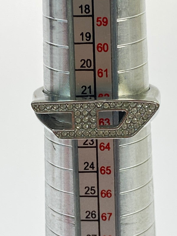 【中古品】【メンズ】 DIESEL ディーゼル DX1629040 D LOGO RING リング 指輪 192-260207-zi-34-min カラー：シルバー 22号 万代Net店