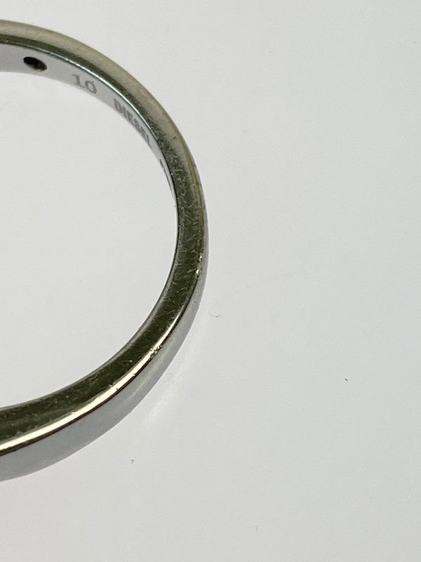 【中古品】【メンズ】 DIESEL ディーゼル DX1629040 D LOGO RING リング 指輪 192-260207-zi-34-min カラー：シルバー 22号 万代Net店