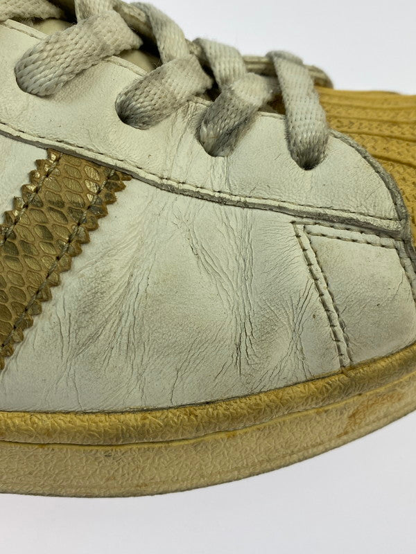 【現状渡し品】【メンズ】 adidas アディダス SUPER STAR SNAKE 672723 スーパースター スネーク スニーカー 靴 161-260130-jt-22-min サイズ：US 10 28.0cm カラー：ホワイト 万代Net店