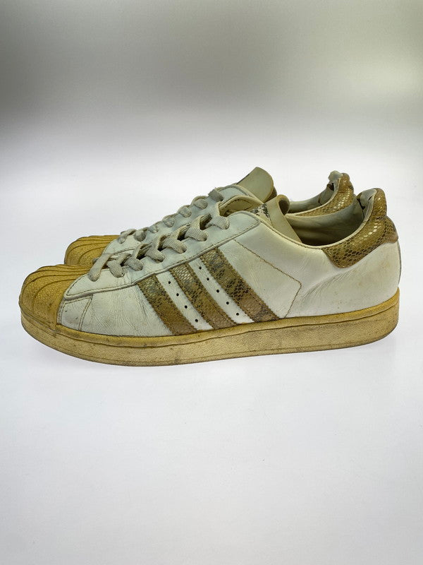 【現状渡し品】【メンズ】 adidas アディダス SUPER STAR SNAKE 672723 スーパースター スネーク スニーカー 靴 161-260130-jt-22-min サイズ：US 10 28.0cm カラー：ホワイト 万代Net店