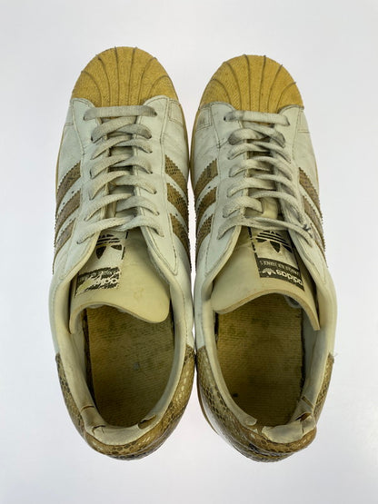【現状渡し品】【メンズ】 adidas アディダス SUPER STAR SNAKE 672723 スーパースター スネーク スニーカー 靴 161-260130-jt-22-min サイズ：US 10 28.0cm カラー：ホワイト 万代Net店