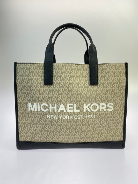 【中古品】【レディース】 Michael Kors マイケルコース クーパー・ストラクチャード・トートバッグ カバン 188-260203-AS-61-min カラー：ベージュ/ブラック 万代Net店