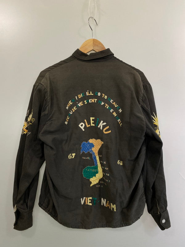 【ジャンク品】【メンズ】 UNKNOWN VINTAGE 60's VIET-NAM JACKET ヴィンテージ 60年代 ベトナムジャケット アウター 146-260131-kk-01-min サイズ：表記なし 下記参照 カラー：ブラック系 万代Net店