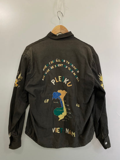 【ジャンク品】【メンズ】 UNKNOWN VINTAGE 60's VIET-NAM JACKET ヴィンテージ 60年代 ベトナムジャケット アウター 146-260131-kk-01-min サイズ：表記なし 下記参照 カラー：ブラック系 万代Net店