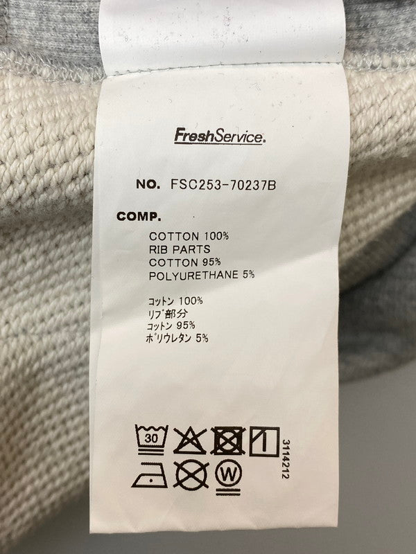 【中古品】【メンズ】 FRESHSERVICE フレッシュサービス HEAVY OZ PULLOVER HOODIE FSC253-70237B ヘビーオンス プルオーバー フーディー メンズ トップス スウェット トレーナー 140-260220-em-50-min サイズ：M カラー：グレー 万代Net店