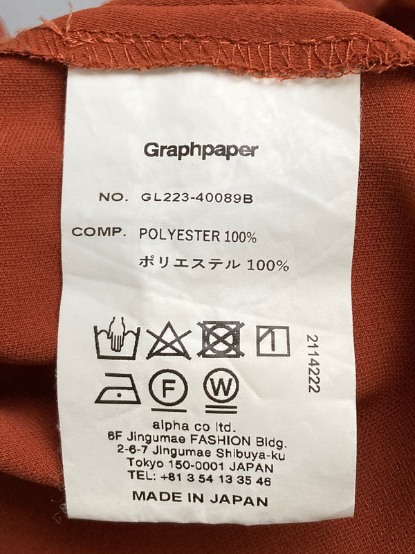 【中古品】【メンズ】 GRAPHPAPER グラフペーパー WIDE COOK PANTS GL223-40089B ワイドコックパンツ ボトムス 151-260201-kk-14-min カラー：PERSIMMON 万代Net店
