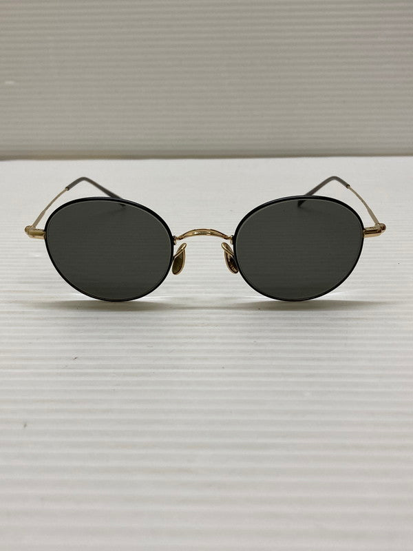 【中古品】【メンズ】 YUICHI TOYAMA ユウイチトヤマ D UD-133 TOMOE SUNGLASSES サングラス アイウェア 203-260203-AS-40-min サイズ：45□22-145 カラー：ブラック/ゴールド 万代Net店