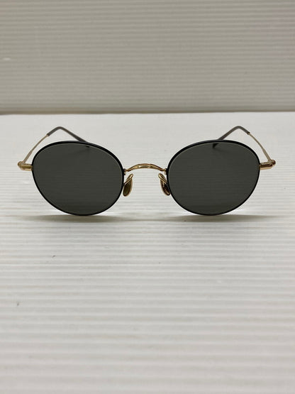 【中古品】【メンズ】 YUICHI TOYAMA ユウイチトヤマ D UD-133 TOMOE SUNGLASSES サングラス アイウェア 203-260203-AS-40-min サイズ：45□22-145 カラー：ブラック/ゴールド 万代Net店