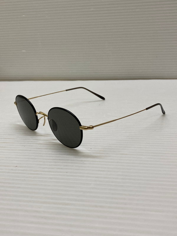 【中古品】【メンズ】 YUICHI TOYAMA ユウイチトヤマ D UD-133 TOMOE SUNGLASSES サングラス アイウェア 203-260203-AS-40-min サイズ：45□22-145 カラー：ブラック/ゴールド 万代Net店