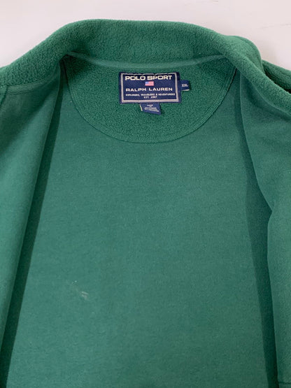 【中古品】【メンズ】 POLO SPORTS ポロスポーツ L/S FLEECE SHIRT ロングスリーブ フリースシャツ 長袖 トップス 146-260222-kk-11-min サイズ：XXL カラー：グリーン 万代Net店