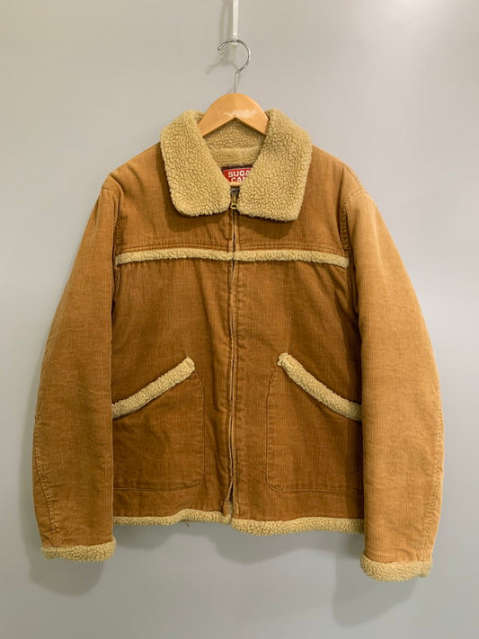 【中古品】【メンズ】 SUGAR CANE シュガーケーン CORDUROY BOA JACKET SC10333 コーデュロイ ボアジャケット アウター 145-260222-kk-12-min サイズ：M カラー：ブラウン 万代Net店