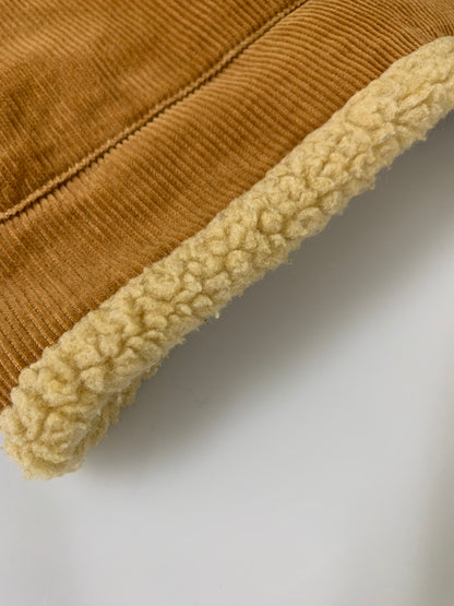 【中古品】【メンズ】 SUGAR CANE シュガーケーン CORDUROY BOA JACKET SC10333 コーデュロイ ボアジャケット アウター 145-260222-kk-12-min サイズ：M カラー：ブラウン 万代Net店