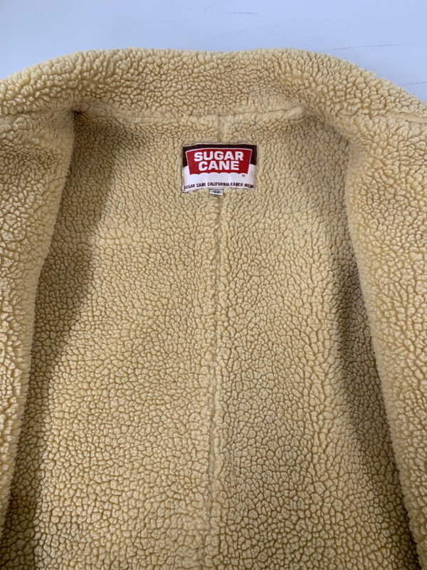【中古品】【メンズ】 SUGAR CANE シュガーケーン CORDUROY BOA JACKET SC10333 コーデュロイ ボアジャケット アウター 145-260222-kk-12-min サイズ：M カラー：ブラウン 万代Net店