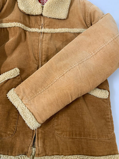 【中古品】【メンズ】 SUGAR CANE シュガーケーン CORDUROY BOA JACKET SC10333 コーデュロイ ボアジャケット アウター 145-260222-kk-12-min サイズ：M カラー：ブラウン 万代Net店