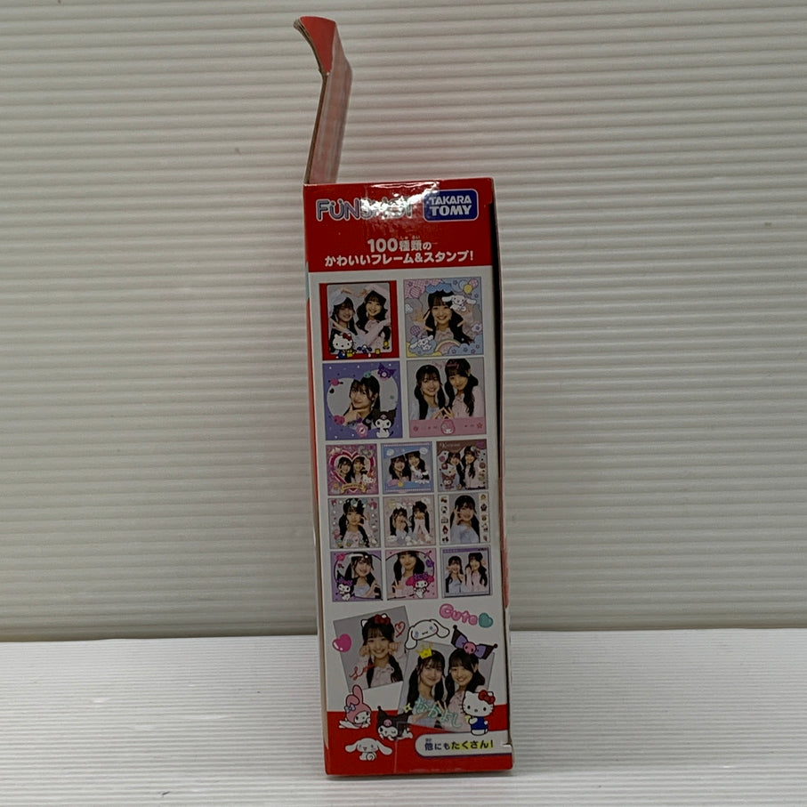 【中古品】 サンリオ FUNSHOT ハローキティ ファンショット カメラ タカラトミー おもちゃ チェキ instax 連動 039-260703-em-19-min 万代Net店