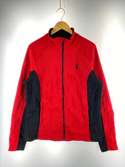 【中古品】【メンズ】 SPIDER スパイダー CORE SWEATER FLEECE JACKET コア セーター フリース ジャケット メンズ アウター ジップアップ 146-260322-em-28-min サイズ：M カラー：レッド/ブラック 万代Net店