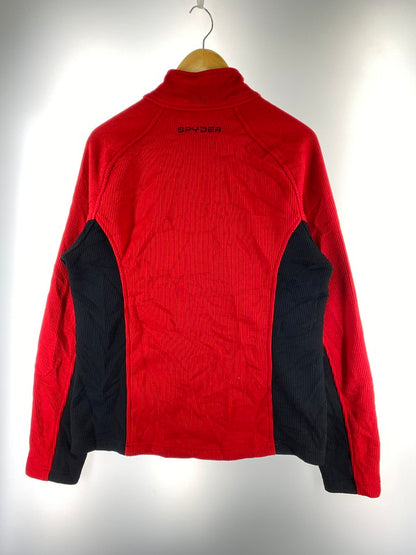 【中古品】【メンズ】 SPIDER スパイダー CORE SWEATER FLEECE JACKET コア セーター フリース ジャケット メンズ アウター ジップアップ 146-260322-em-28-min サイズ：M カラー：レッド/ブラック 万代Net店