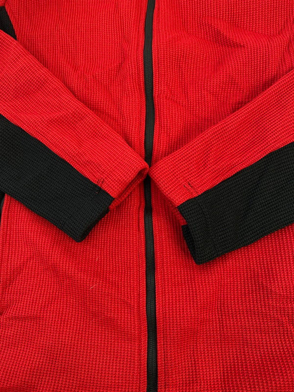 【中古品】【メンズ】 SPIDER スパイダー CORE SWEATER FLEECE JACKET コア セーター フリース ジャケット メンズ アウター ジップアップ 146-260322-em-28-min サイズ：M カラー：レッド/ブラック 万代Net店