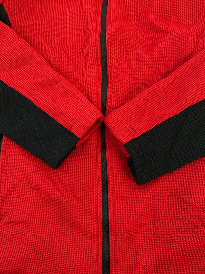 【中古品】【メンズ】 SPIDER スパイダー CORE SWEATER FLEECE JACKET コア セーター フリース ジャケット メンズ アウター ジップアップ 146-260322-em-28-min サイズ：M カラー：レッド/ブラック 万代Net店