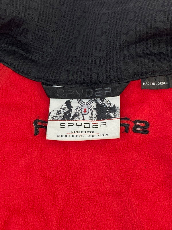 【中古品】【メンズ】 SPIDER スパイダー CORE SWEATER FLEECE JACKET コア セーター フリース ジャケット メンズ アウター ジップアップ 146-260322-em-28-min サイズ：M カラー：レッド/ブラック 万代Net店