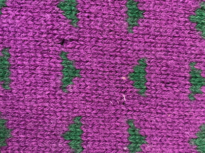 【現状渡し品】【メンズ】 UNITED COLORS OF BENETTON ユナイテッド カラーズ オブ ベネトン 80S PATTERN KNIT SWEATER ニット セーター 146-260208-AS-29-min サイズ：下記参照 カラー：パープル 万代Net店