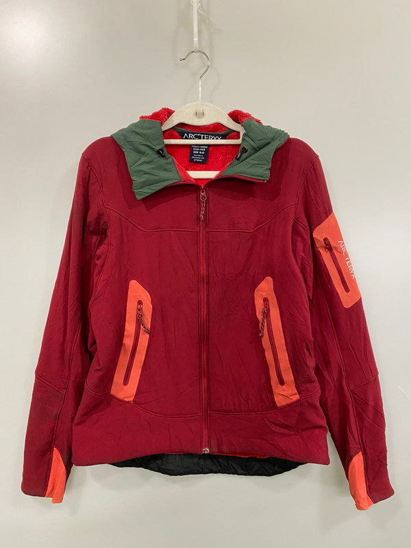 【現状渡し品】【レディース】 ARC'TERYX アークテリクス HYLLUS HOODY ハイラスフーディー アウター 168-260319-yn-17-min サイズ：M カラー：レッド 万代Net店