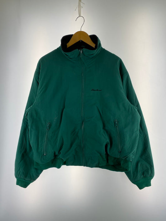 【中古品】【メンズ】 Eddie Bauer エディー・バウアー 80~90's FLEECE LINER NYLON JACKET 80-90年代 フリースライナー ナイロンジャケット アウター 146-260211-kk-36-min サイズ：L カラー：グリーン 万代Net店