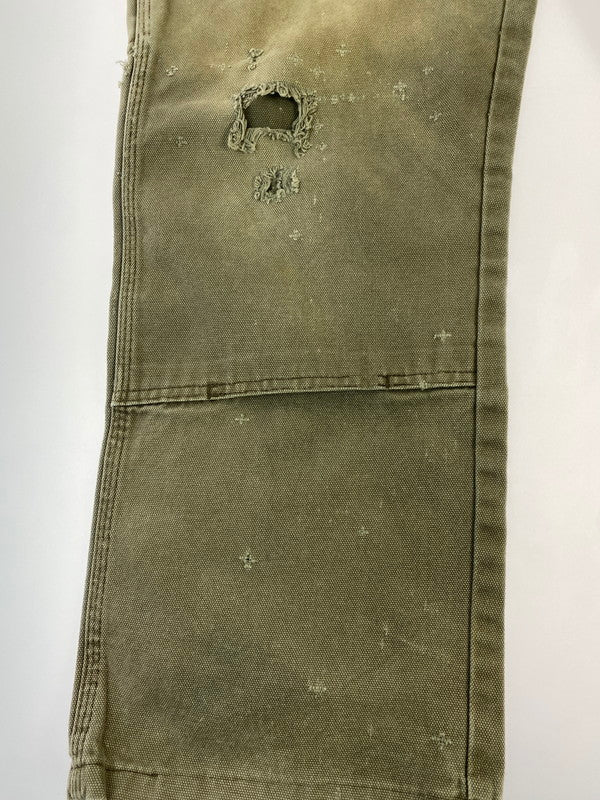 【現状渡し品】【メンズ】 Dickies ディッキーズ DOUBLE KNEE WORK PANTS G4586BVダブルニー ワークパンツ 158-260215-SH-20-min サイズ：W30 L32 カラー：カーキ系 万代Net店