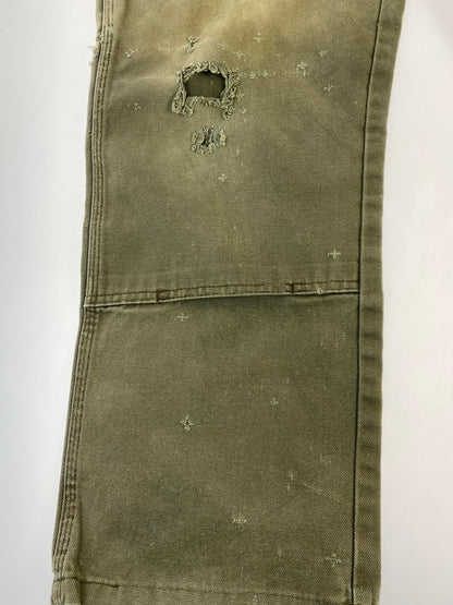 【現状渡し品】【メンズ】 Dickies ディッキーズ DOUBLE KNEE WORK PANTS G4586BVダブルニー ワークパンツ 158-260215-SH-20-min サイズ：W30 L32 カラー：カーキ系 万代Net店
