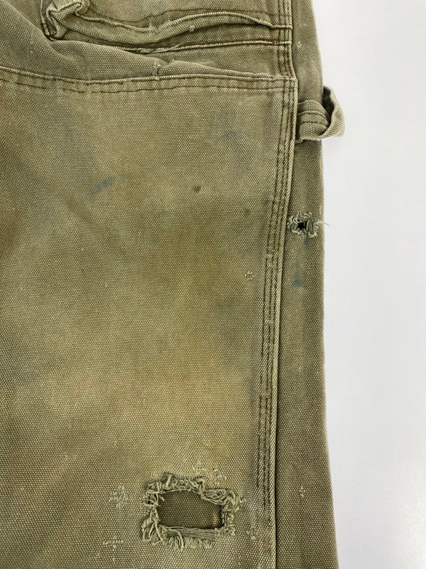 【現状渡し品】【メンズ】 Dickies ディッキーズ DOUBLE KNEE WORK PANTS G4586BVダブルニー ワークパンツ 158-260215-SH-20-min サイズ：W30 L32 カラー：カーキ系 万代Net店