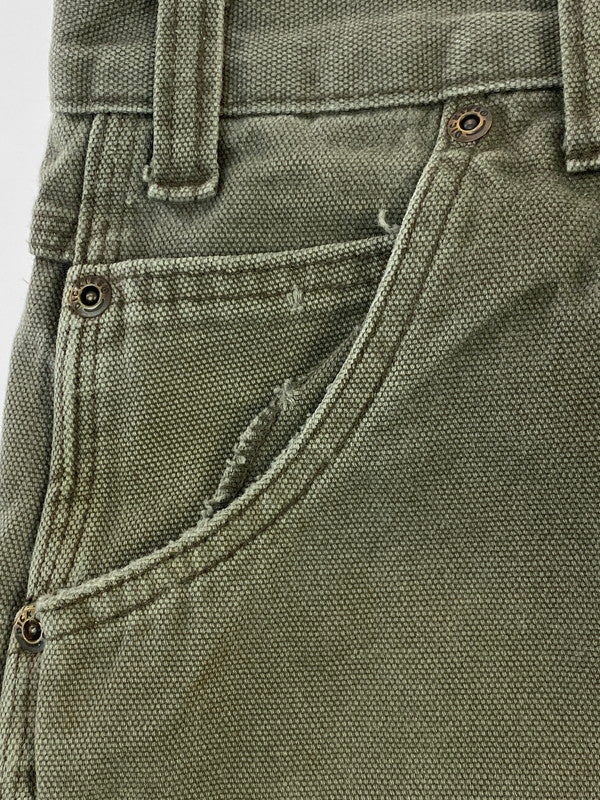 【現状渡し品】【メンズ】 Dickies ディッキーズ DOUBLE KNEE WORK PANTS G4586BVダブルニー ワークパンツ 158-260215-SH-20-min サイズ：W30 L32 カラー：カーキ系 万代Net店