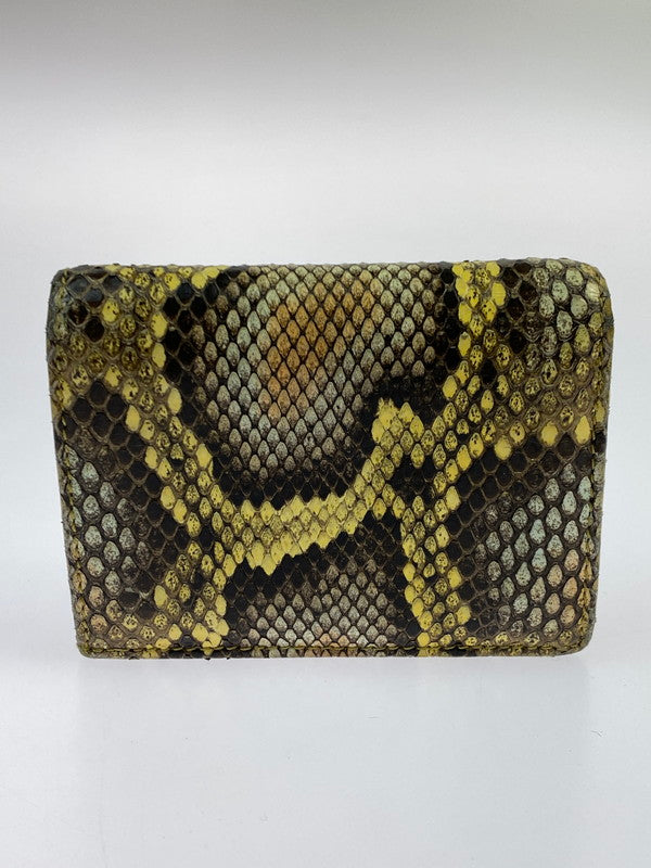 【中古品】【メンズ/レディース】 GUCCI グッチ 456126 ダブルG GGマーモント 二つ折り財布 181-260207-zi-25-min カラー：イエロー系 万代Net店