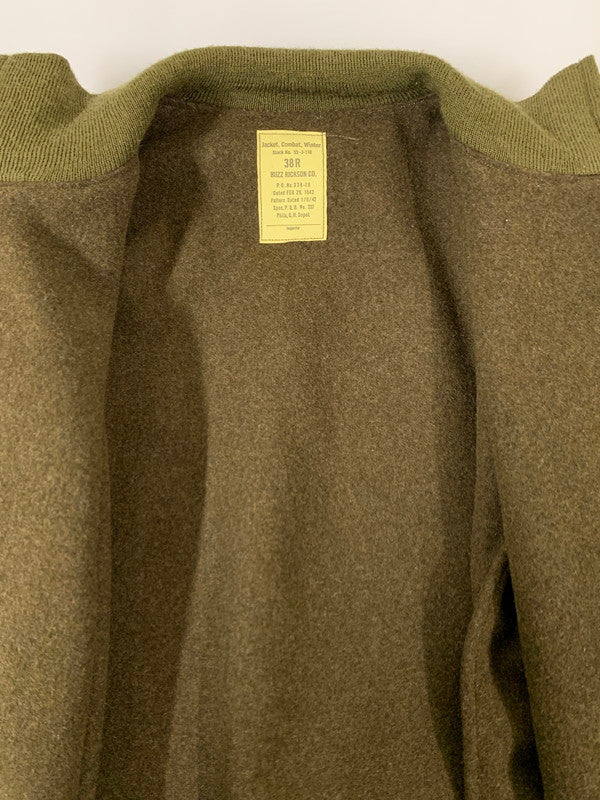 【中古品】【メンズ】 Buzz Rickson's バズリクソンズ TANKER JACKET BR10994 BR14437 タンカー ジャケット メンズ アウター ミリタリー ジップアップ 145-260202-em-21-min サイズ：38R カラー：カーキ 万代Net店