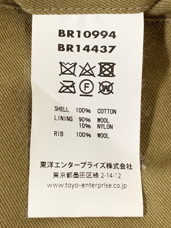 【中古品】【メンズ】 Buzz Rickson's バズリクソンズ TANKER JACKET BR10994 BR14437 タンカー ジャケット メンズ アウター ミリタリー ジップアップ 145-260202-em-21-min サイズ：38R カラー：カーキ 万代Net店