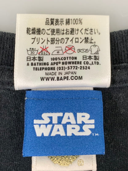 【中古品】【メンズ】 A BATHING APE アベイシングエイプ × STAR WARS スターウォーズ A NEW HOPE SS TEE ショートスリーブ 半袖Tシャツ 142-260208-AS-36-min サイズ：M カラー：ブラック 万代Net店