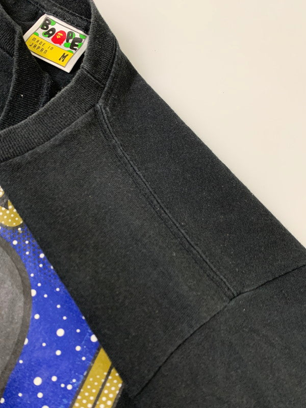【中古品】【メンズ】 A BATHING APE アベイシングエイプ × STAR WARS スターウォーズ A NEW HOPE SS TEE ショートスリーブ 半袖Tシャツ 142-260208-AS-36-min サイズ：M カラー：ブラック 万代Net店