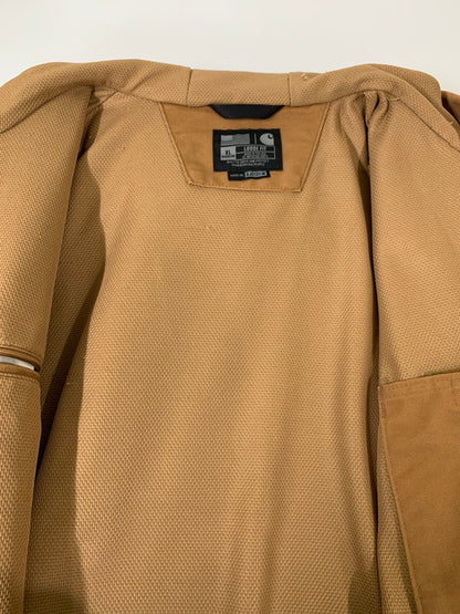 【中古品】【メンズ】 Carhartt カーハート DUCK ACTIVE JACKET J131-BRN ダック アクティブ ジャケット メンズ アウター フーディ 146-260202-em-20-min サイズ：XL カラー：ブラウン 万代Net店
