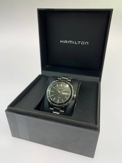 【中古品】【メンズ】 HAMILTON ハミルトン H375110 ジャズマスター シービュー デイデイト クォーツ 腕時計 195-260203-AS-30-min カラー：シルバー 万代Net店