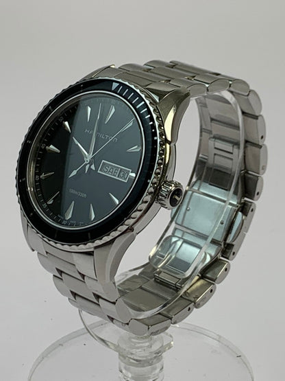 【中古品】【メンズ】 HAMILTON ハミルトン H375110 ジャズマスター シービュー デイデイト クォーツ 腕時計 195-260203-AS-30-min カラー：シルバー 万代Net店