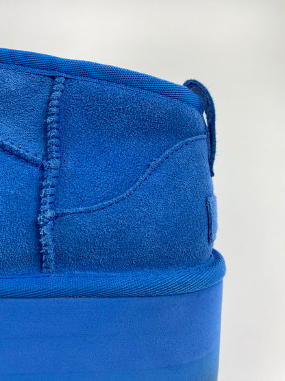 【中古品】【レディース】 UGG アグ 1135092 CLASSIC ULTRA MINI PLATFORM ムートンブーツ 靴 シューズ 167-260203-AS-67-min サイズ：22cm カラー：ライトブルー 万代Net店
